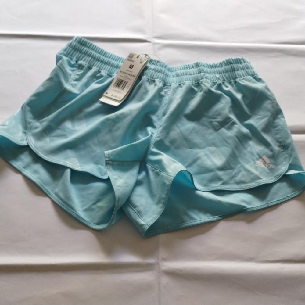Adidas Womens Hazy Sky Pacer Training Shorts Size Medium